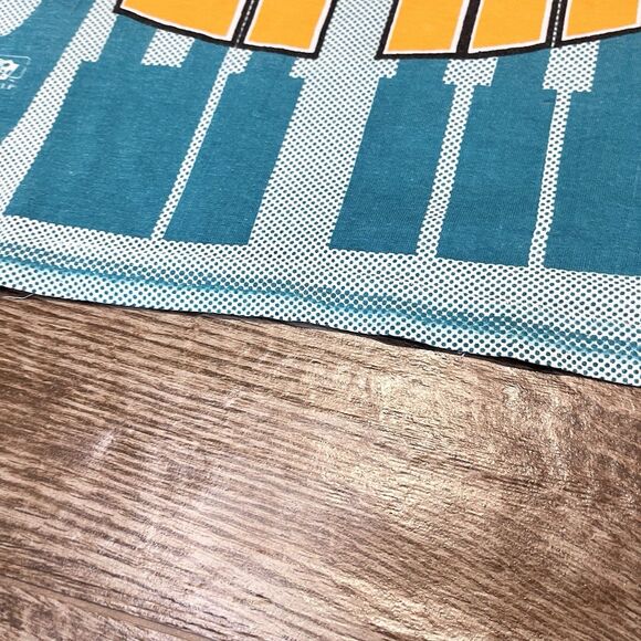 Vintage 90s 1994 Miami Dolphins AOP Banned Logo Large USA  Magic Johnson - Picture 9 of 16